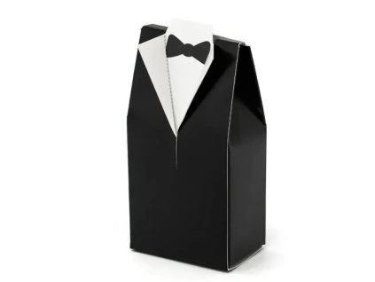 Svadobné krabičky na darčeky - Ženích 10 ks