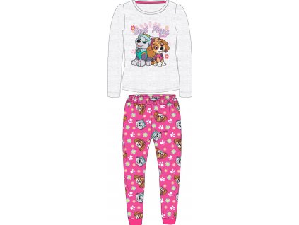Dievčenské pyžamo - Paw Patrol, sivé (Размер - деца 104)