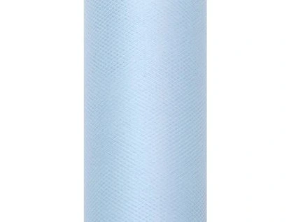 Tyl hladký - modrá Sky - blue 0,3 x 9 m