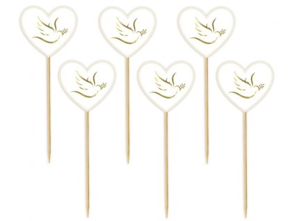 Декорации за кексчета Първо причастие, сърца