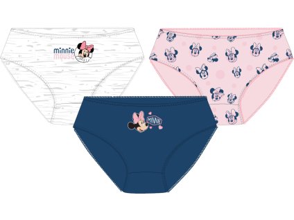 Бельо за момичета Minnie микс от цветове 3 бр.