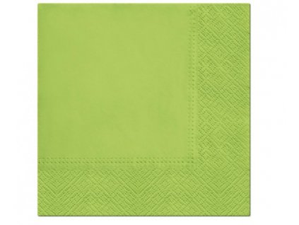 82623 papierove servitky kiwi zelene 33 x 33 cm