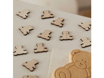 Drevené konfety - medvedík 13 g