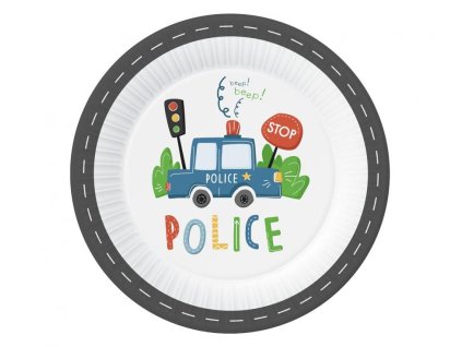 Хартиени чинии Police 23 см