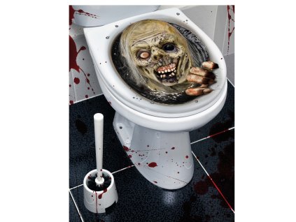 Декорация на седалката на тоалетната чиния Zombie