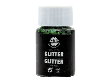86493 gel s flitrami zeleny