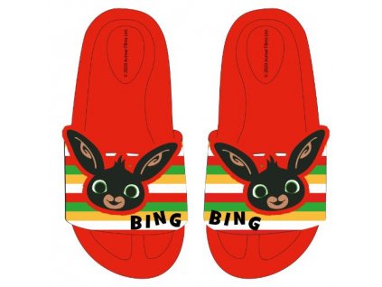 Detské šľapky - Bing, červené (Обувки 25/26)