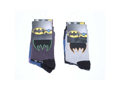 Sada 3 párov detských ponožiek - Batman