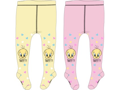 Чорапогащи за малки деца Tweety, жълти