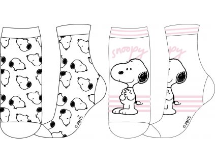 Sada 2 párov detských ponožiek - Snoopy (Размерът на чорапите 23-26)