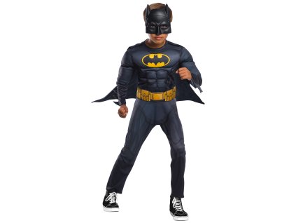 Detský kostým - Batman Deluxe (Размер - деца L: 128 см)