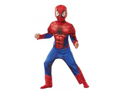 Detský kostým Spiderman deluxe (Размер - деца XS)