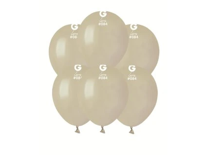 Balónik pastelový - latte 100 ks 13 cm