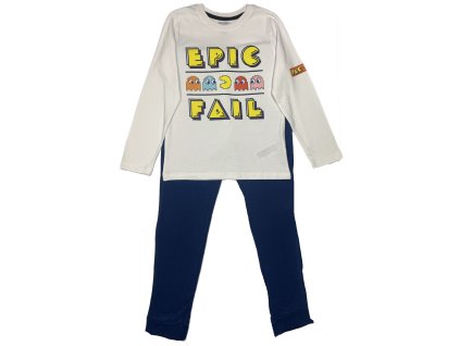 Chlapčenské pyžamo - Pacman modré