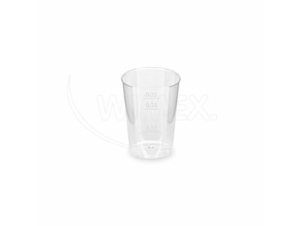 101782 kelimek krystal ps 44mm 2cl 4cl 5cl 40 ks