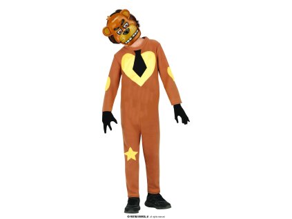 Detský kostým - Freddy Fazbear (Размер - деца M: 115-123 см)