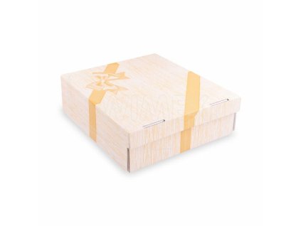 99259 krabice na dort mikrovlnita lepenka s potiskem 28 x 28 x 10 cm 100 ks