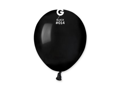 Balónik pastelový čierny 13 cm