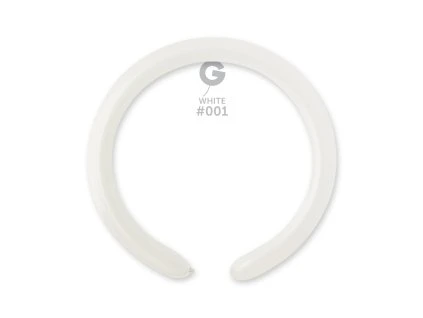 Tvarovací balónik biely