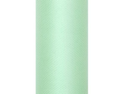 Tyl hladký - mätový 0,3x9m