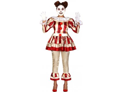 Dámsky kostým - Hororový klaun žena (Размер - Възрастни S)