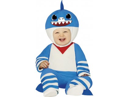 Detský kostým pre najmenších - Malý Žralok (Размер за най-малките 6 - 12 месеца)
