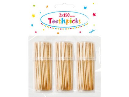 Drevené špáradlá 3 bal. / 150 ks