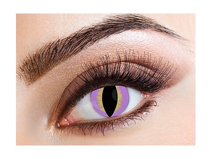 Eyecasions Purple Lizard Contact Lenses