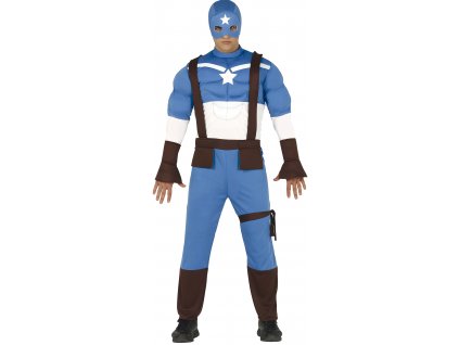 Pánsky kostým - Kapitán Amerika (Размер - Възрастни M)