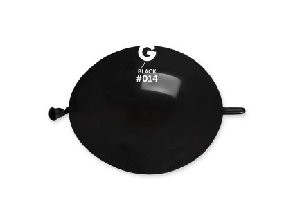 Spojovací balónik čierny 16 cm