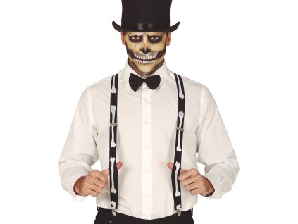 Traky s motívom kostry