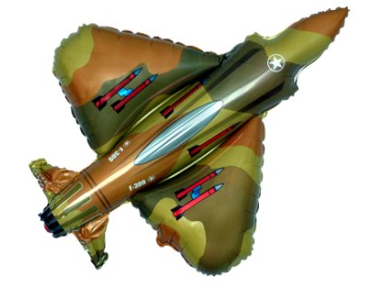 Fóliový balón - Stíhačka 91 cm