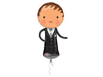 Fóliový balón Ženích 48 x 101 cm