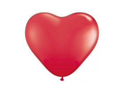 Latexový balón - Červené srdiečko 25 cm