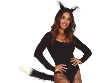 Черни ушички и опашка