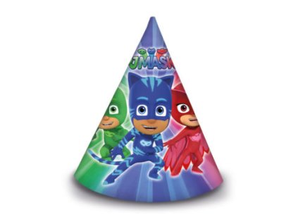 Klobúčiky Pyžamasky 6 ks