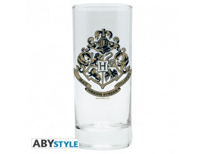 harry potter glass hogwarts x2