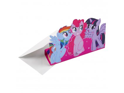 53294 pozvanky my little pony 8 ks