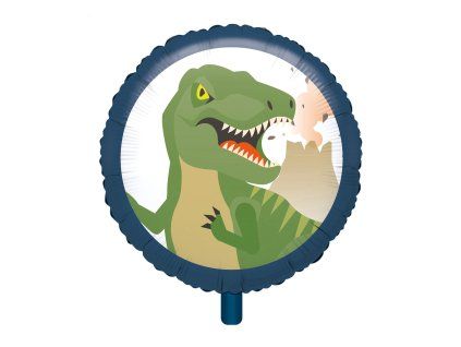 Fóliový balón - Šťastný dinosaurus 43 cm