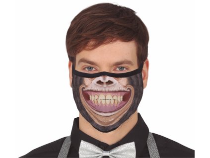 Защитна маска с мотив маймуна