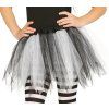 Detská TUTU sukňa - čierno/biela 30 cm