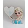 Magnetka na tortu - Elsa so srdiečkom