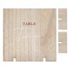 Označenie stola - Drevené