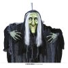 Висяща декорация - Зелена вещица, 90 см