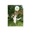 Guľatý latexový jumbo balón 1M biely MR
