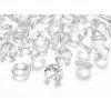 Diamantové konfety priehľadné 20mm