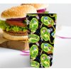 rick morty large glass 400ml portals matte x2 (4)