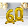 Samostojaci fóliový balón 6 zlatý 74 cm