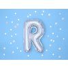 Fóliový balón Mini - Písmeno R 35cm strieborný