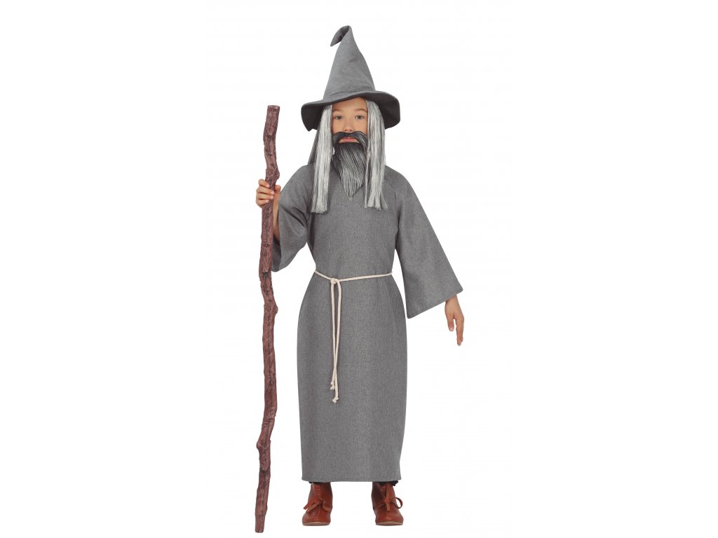 Detský kostým - Gandalf Šedý (Velikost - děti M)